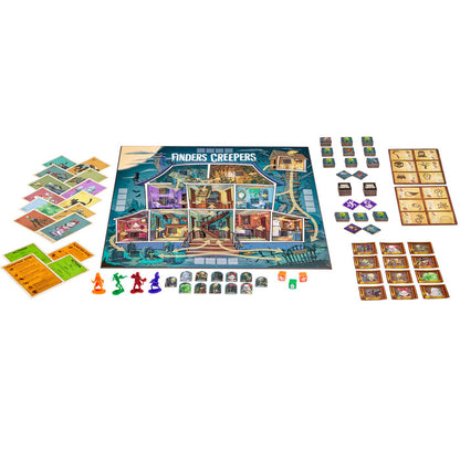 bard game, monster pieces, playing cards