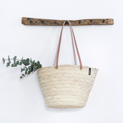 MIFUKO Mkeka Shopper Basket | Natural