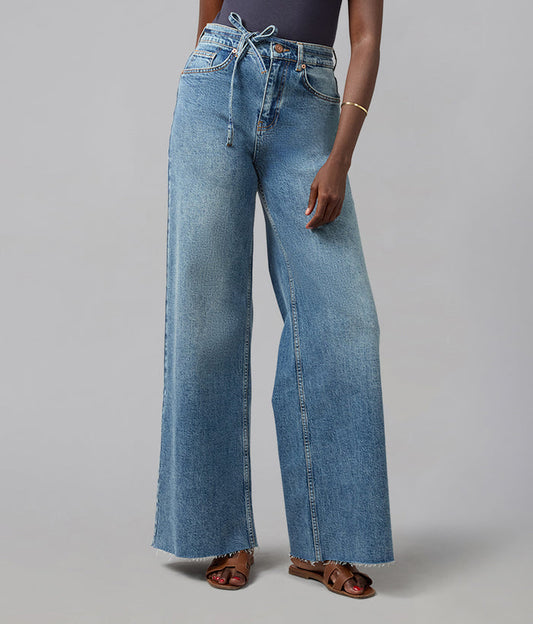 MILAN-DB Ultra High Rise Wide Leg Jeans