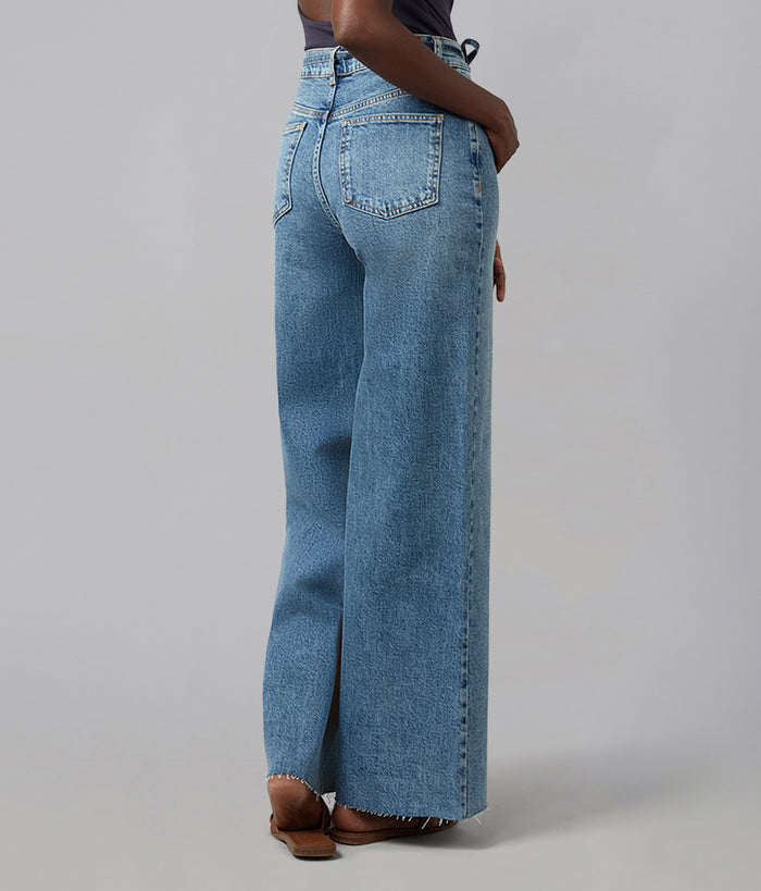 MILAN-DB Ultra High Rise Wide Leg Jeans