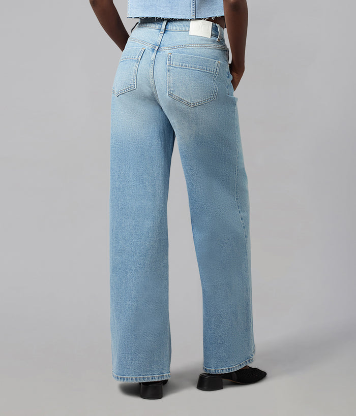 MILAN-SWB Ultra High Rise Wide Leg Jeans