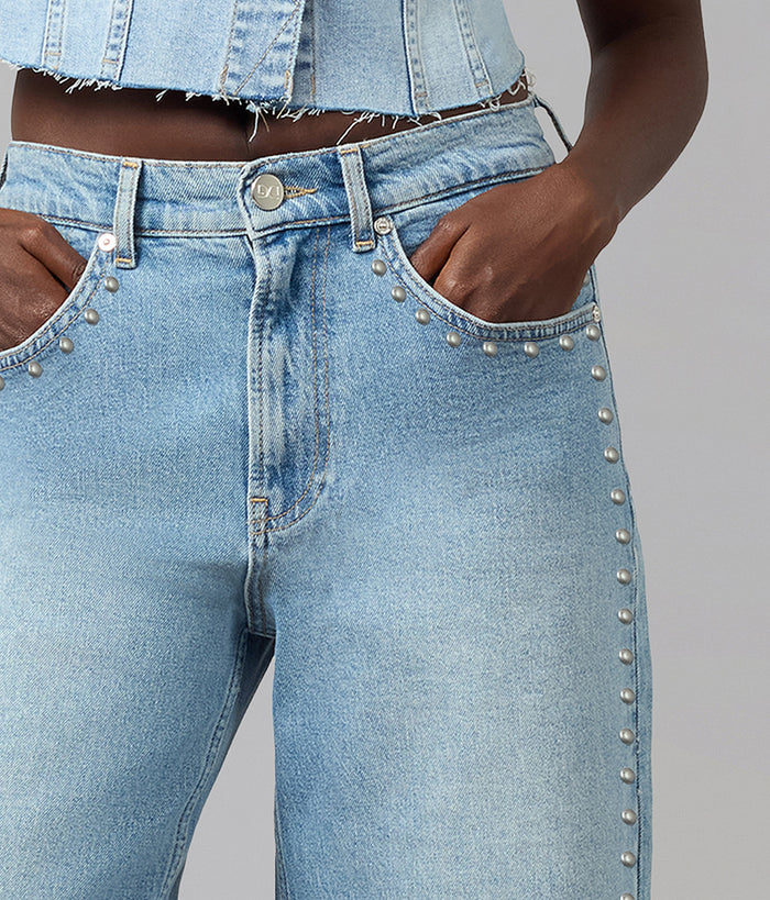 MILAN-SWB Ultra High Rise Wide Leg Jeans