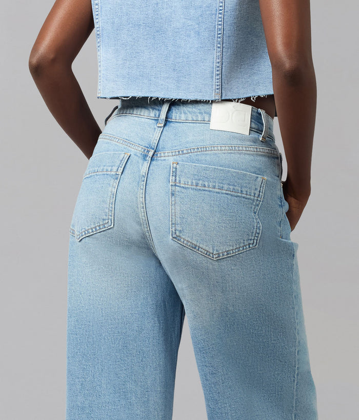 MILAN-SWB Ultra High Rise Wide Leg Jeans