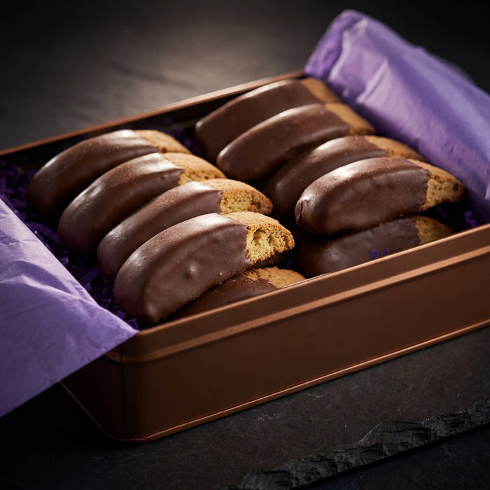 Milk Chocolate Covered Biscotti Gift