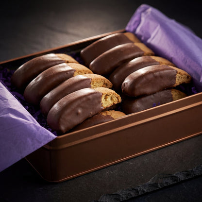 Milk Chocolate Covered Biscotti Gift