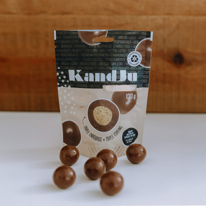 Milk chocolate malt balls - 130 g
