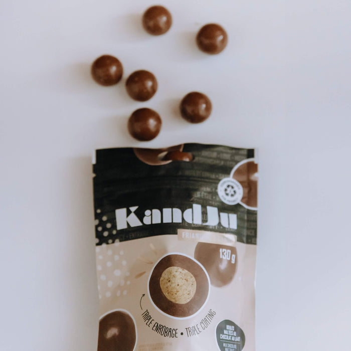 Milk chocolate malt balls - 130 g