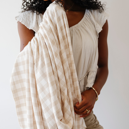 MINKY STRETCH LUXE XL SWADDLE/BLANKET
