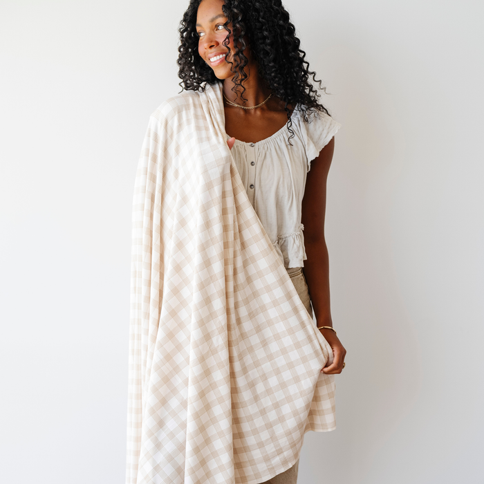 MINKY STRETCH LUXE XL SWADDLE/BLANKET