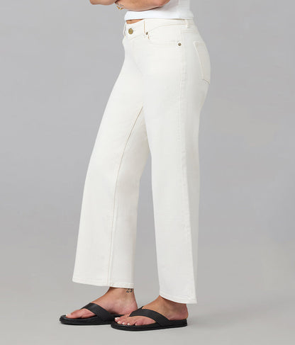 MIRO-RAW Mid Rise Comfort Straight Jeans