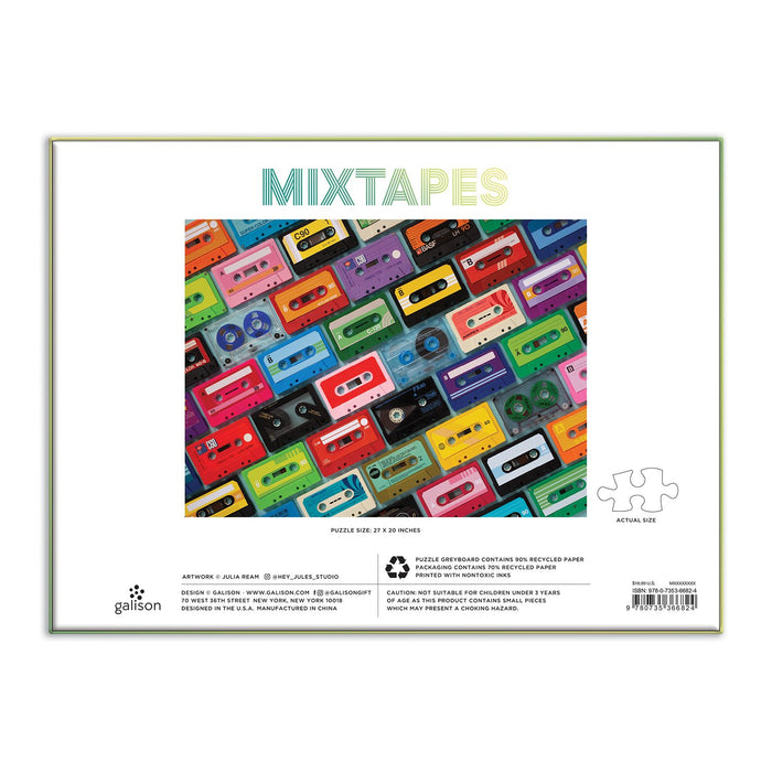 Mixtapes 1000 Piece Puzzle 1000 Piece Puzzles Galison