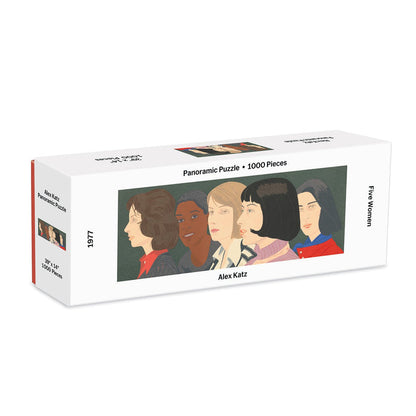 MoMA Alex Katz Five Women Panoramic Puzzle Panoramic Puzzles MoMA Collection