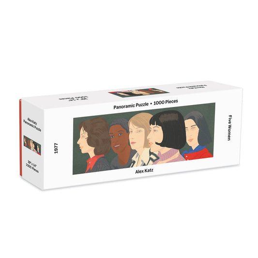 MoMA Alex Katz Five Women Panoramic Puzzle Panoramic Puzzles MoMA Collection