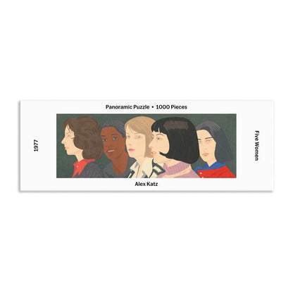 MoMA Alex Katz Five Women Panoramic Puzzle Panoramic Puzzles MoMA Collection