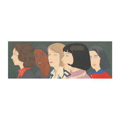 MoMA Alex Katz Five Women Panoramic Puzzle Panoramic Puzzles MoMA Collection