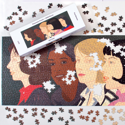 MoMA Alex Katz Five Women 1000 Piece Panoramic Jigsaw Puzzle 1000 Piece Puzzles MoMA Collection
