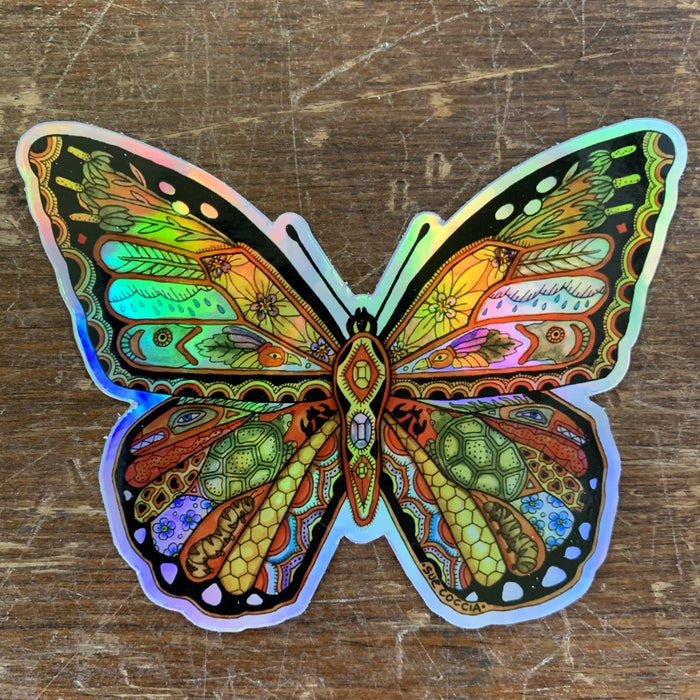 Monarch Butterfly Sticker HOLOGRAPHIC