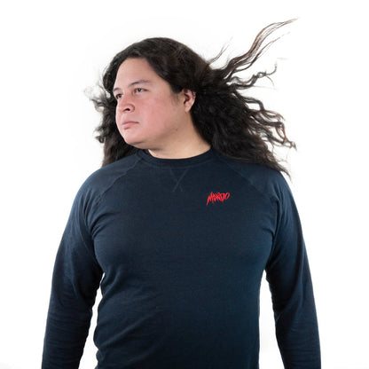 Mondo Thrasher Embroidered Crew Neck Sweatshirt