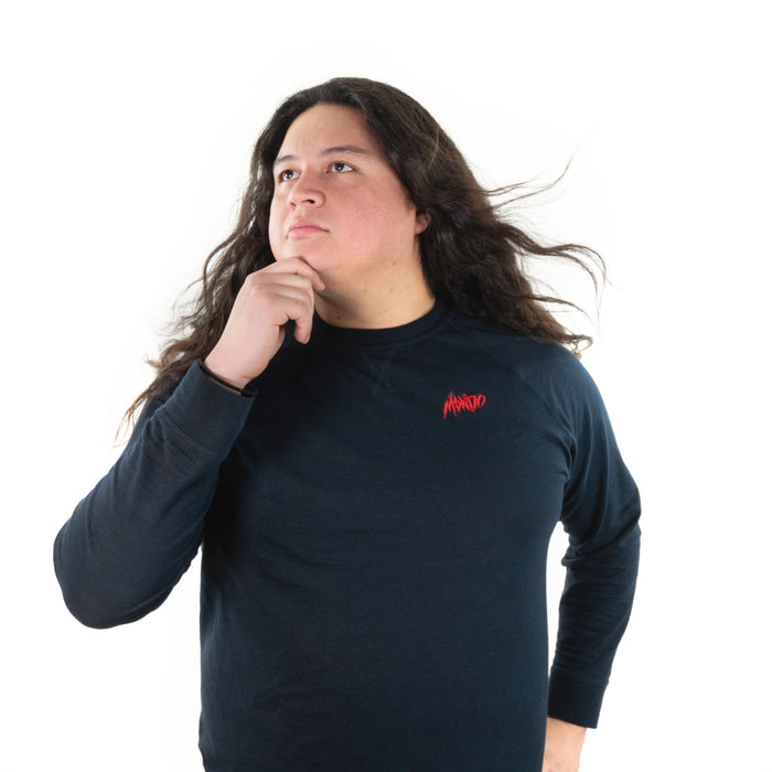 Mondo Thrasher Embroidered Crew Neck Sweatshirt