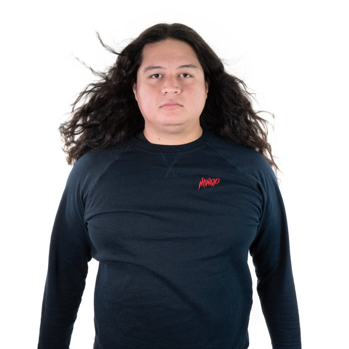 Mondo Thrasher Embroidered Crew Neck Sweatshirt