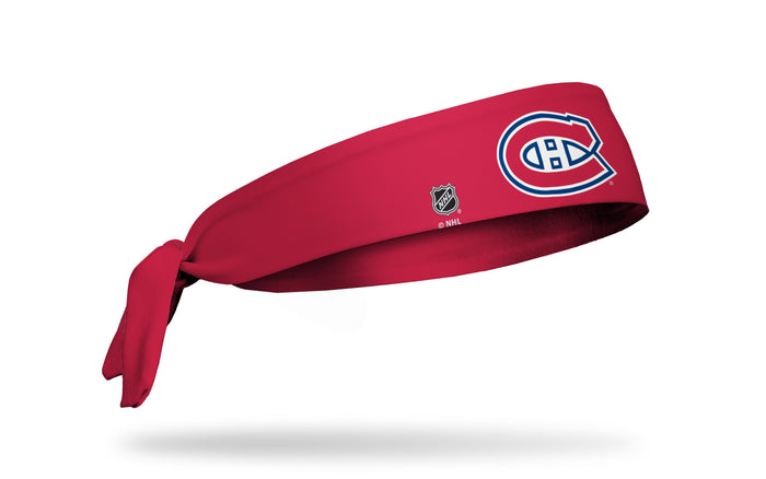 Montreal Canadiens: Logo Red Flex Tie Headband - View 2