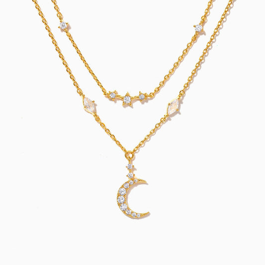 Moon & Stars Layered Necklace