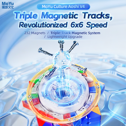 MoYu AoShi V4 6x6 (Single-Track Magnetic)