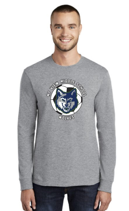 Mt View Soccer Cotton Blend Long Sleeve Tshirt