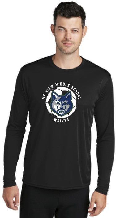 Mt View Soccer Performance Long Sleeve Tshirt