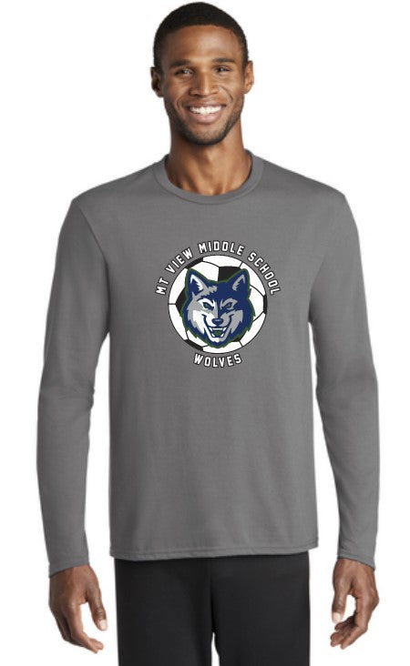 Mt View Soccer Performance Long Sleeve Tshirt