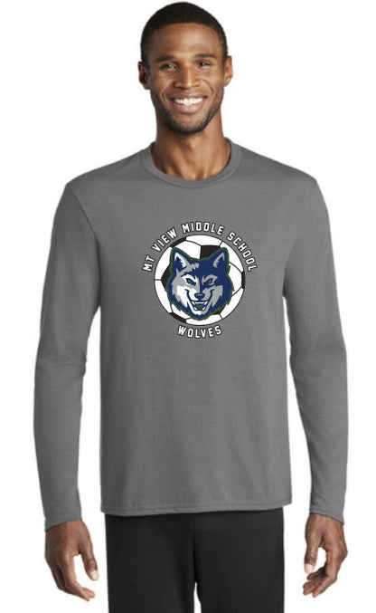 Mt View Soccer Performance Long Sleeve Tshirt