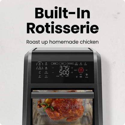 Multifunctional Digital Air Fryer w/ Integrated Smart Thermometer - 12 Quart