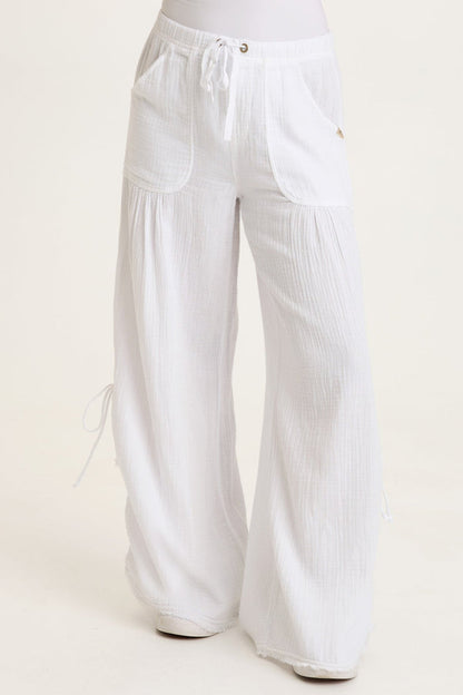XCVI Muriel Gauze Wide-Leg Pant