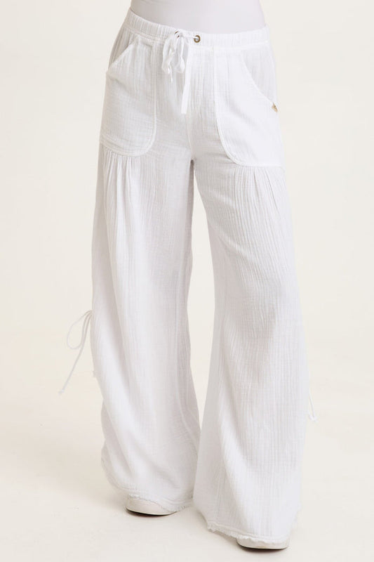 XCVI Muriel Gauze Wide-Leg Pant