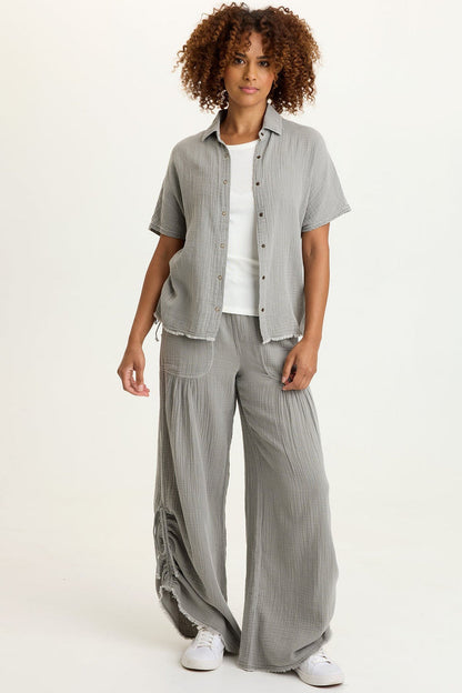 XCVI Muriel Gauze Wide-Leg Pant