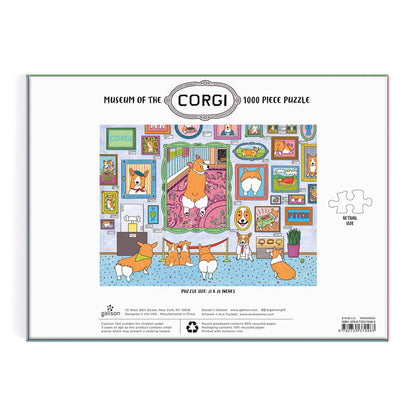Museum of the Corgi 1000 Piece Puzzle 1000 Piece Puzzles Ava Puckett