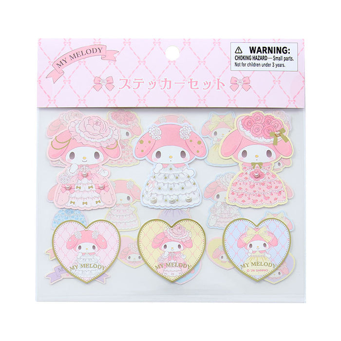 My Melody 24-pc Sticker Set (Lady My Melody Series) Stationery Japan Original