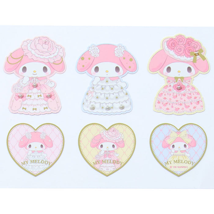 My Melody 24-pc Sticker Set (Lady My Melody Series) Stationery Japan Original