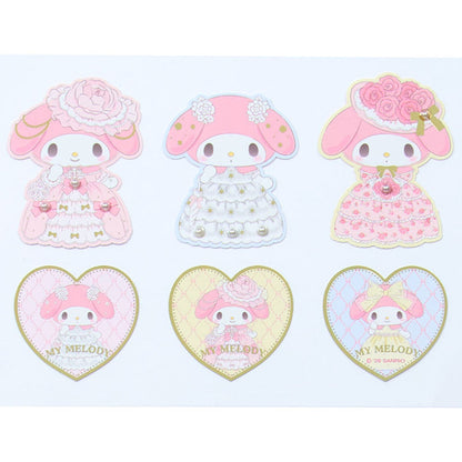 My Melody 24-pc Sticker Set (Lady My Melody Series) Stationery Japan Original