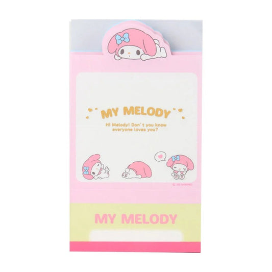 My Melody Mini Notes Memo Pad (Strike A Pose Series) Stationery Japan Original