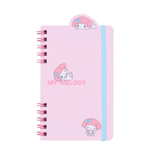 My Melody Slim Double Spiral Notebook (Strike A Pose Series) Stationery Japan Original