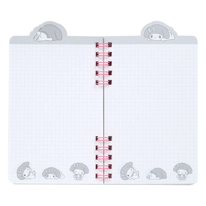 My Melody Slim Double Spiral Notebook (Strike A Pose Series) Stationery Japan Original