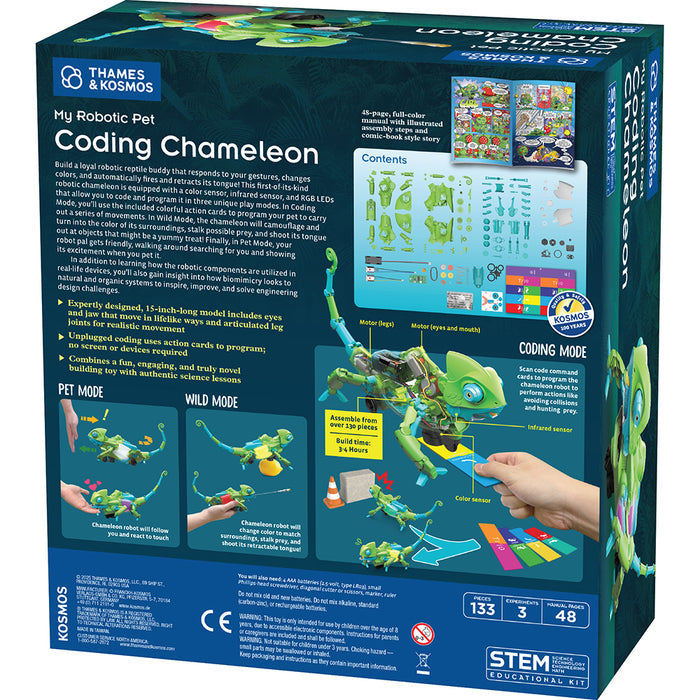 My Robotic Pet: Coding Chameleon STEM Thames & Kosmos
