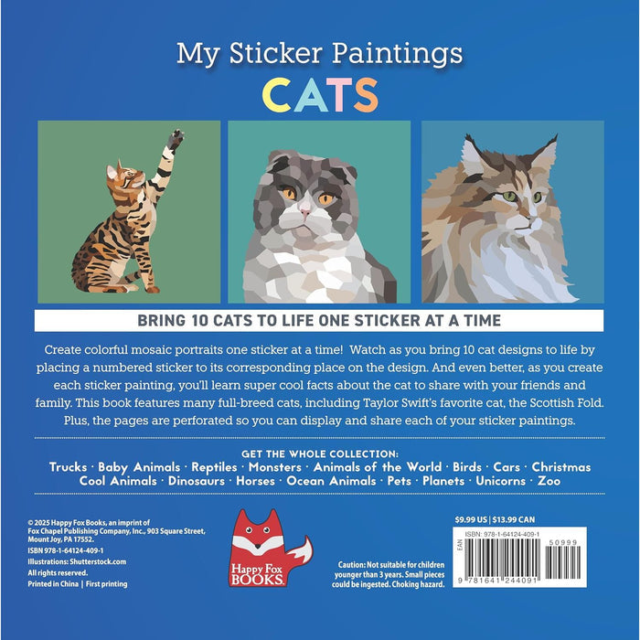 My Sticker Paintings Cats -  Sticker Activity Book