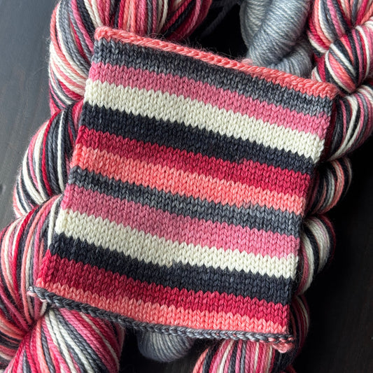Mysterious Hauntings - Self Striping Merino Nylon Sock