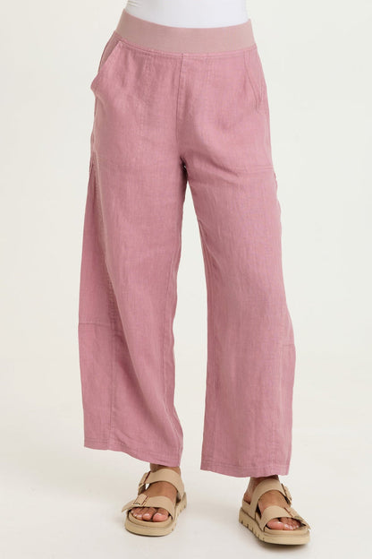 XCVI Nao Linen Barrel Crop
