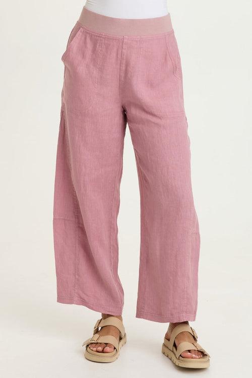 XCVI Nao Linen Barrel Crop
