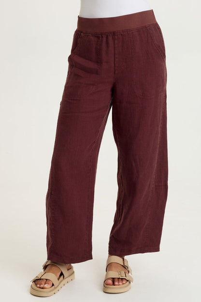 XCVI Nao Linen Barrel Crop