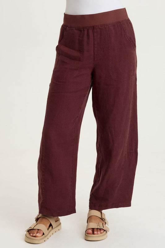 XCVI Nao Linen Barrel Crop
