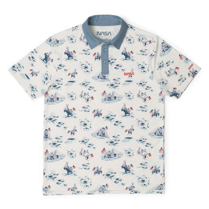 RSVLTS XS NASA Breakfast Balls All-Day Polo NASA "Moon Buggy (White)" – All Day Polo NASA "Moon Buggy (White)" – All Day Polo